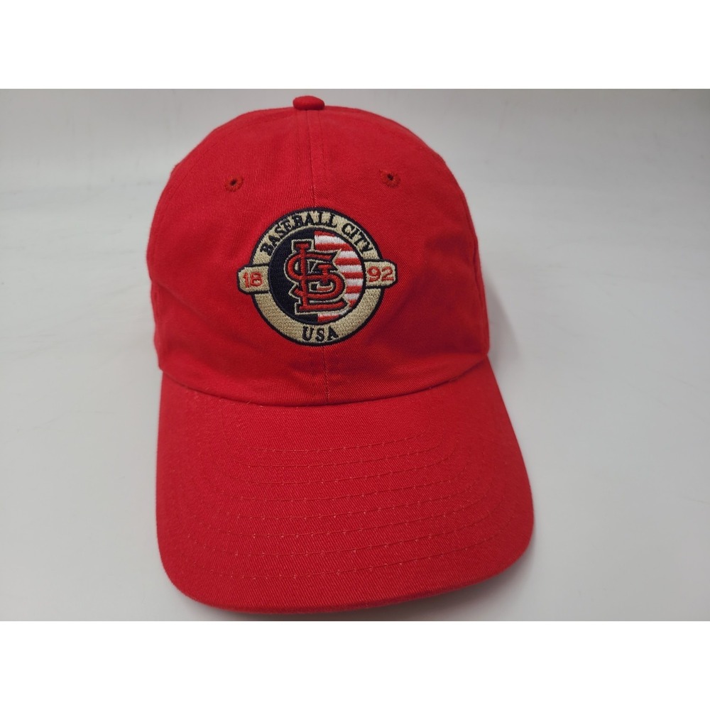 St Louis Cardinals Hat Adjustable Vintage Red MLB Baseball City USA 1892 SGA Men